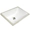 Nantucket Sinks 16 Inch X 11 Inch Undermount Ceramic Sink In White UM-16x11-W - alternate 6
